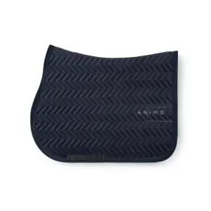 Tapis de selle pour cheval velours et strass Animo Wormat image-0