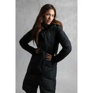 Women's long hooded down jacket ANKY ATC262005 image-1