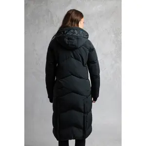 Women's long hooded down jacket ANKY ATC262005 image-2