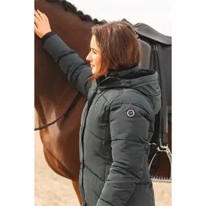 Women's long hooded down jacket ANKY ATC262005 image-4