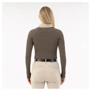 Pull col V en maille femme ANKY ATC261303 image-1