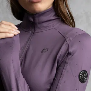 Women's Long Sleeve Half-Zip Riding Top ANKY ATC262303 image-2