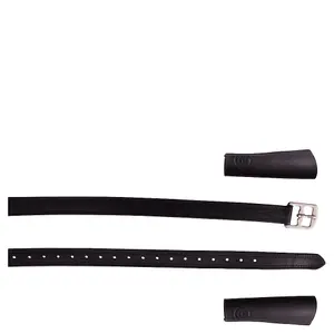 Etrivières équitation en cuir avec housses ANKY image-2