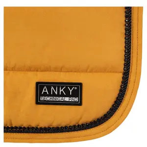 Suede dressage saddle pad for horse ANKY image-1