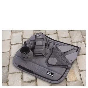 Suede dressage saddle pad for horse ANKY image-1