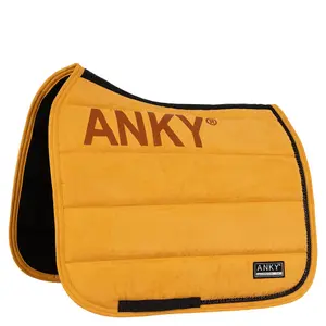 Suede dressage saddle pad for horse ANKY image-0