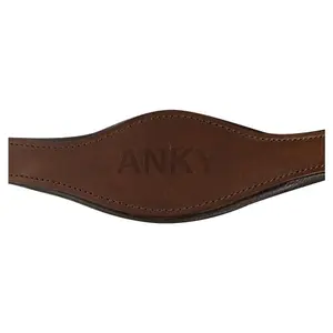Licol pour cheval en cuir et nylon ANKY image-1