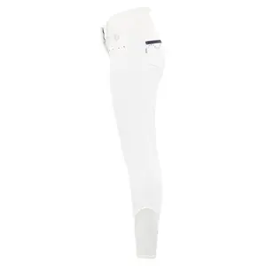 Women's full grip seat sil riding Trousers ANKY Stone Taped Brushed image-2