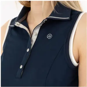Women's sleeveless riding polo ANKY image-2