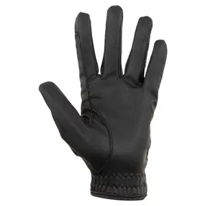 Faux leather riding gloves ANKY Competition Rhinestone image-0