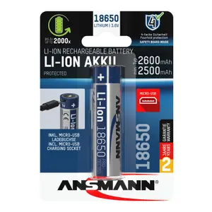 Akku Ansmann Li-Ion 18650