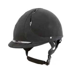 Capacete de equitação em couro Antarès Hunter image-0