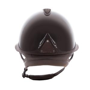 Casque d'équitation visière polo glossy Antarès Shagreen Premium Bison image-2