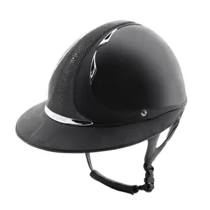 Γυάλινο κράνος ιππασίας polo glossy Antarès Eclispe Premium image-0