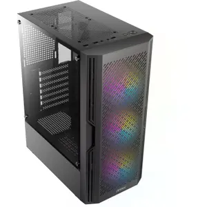 case per pc a torre media atx con pannello in vetro Antec AX20 RGB image-1