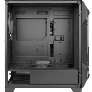 case per pc a torre media atx con pannello in vetro Antec Dark Fleet DF600 Flux RGB image-1