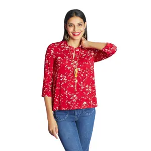 Blusa de mujer de manga 3/4 Antoine et Lili Gloria image-0