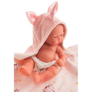 Soft-bodied doll with unicorn blanket Antonio Juan Pitu image-1
