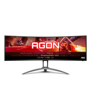 Écran PC curvé AOC AG493UCX2 /QHD/165Hz/1ms/VA/G-SYNC/FreeSyn
