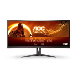 Écran PC 34"Curve UWQHD/144Hz/VA/FreeSync Prem AOC CU34G2XE