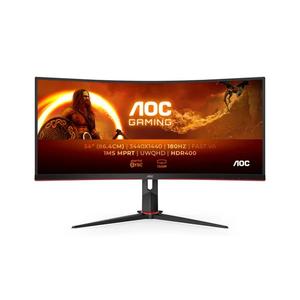 Écran PC 34" Curve UWQHD 180Hz/VA/1ms/FS Premium AOC CU34G2XP