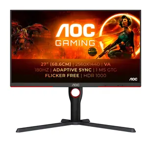 Écran PC QHD 180Hz VA Mini-LED FS Prem Pro AOC Q27G3XMN BK 27"