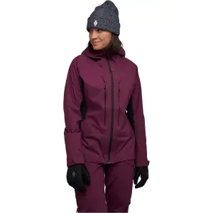 Veste imperméable femme Black Diamond Dawn Patrol Hybrid Shell image-1