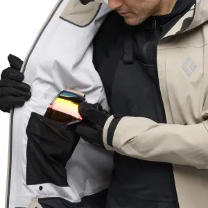 Waterproof jacket Black Diamond Factor Shell image-3