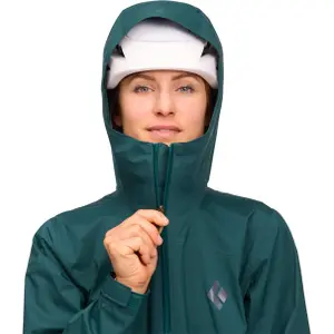 Women's waterproof jacket Black Diamond Fineline Stretch image-3
