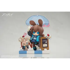 Statuetta in pvc APEX Toys Arknights Mini Series Will You be Having the Dessert? Amiya image-0