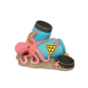 Barrel radioactief met octopus Aqua Della image-1