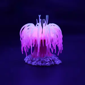 Dekoration für Aquarium Kunstpflanze Anemone Aqua Della image-2