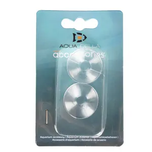 Aquarium accessoire zuignap met clip Aqua Della (x3) image-1