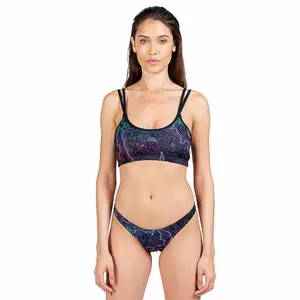 Zweiteiliger Badeanzug Frau Aquarapid Actis image-0