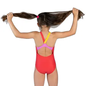 Maillot de bain 1 pièce fille Aquarapid Lineo image-3