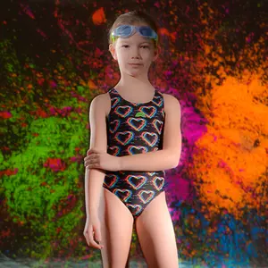 Maillot de bain 1 pièce fille Aquarapid Lovy image-1