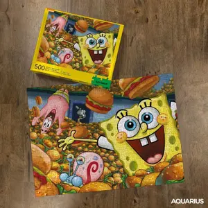 500-piece puzzle Aquarius Bob l´éponge Krabby Patties image-3