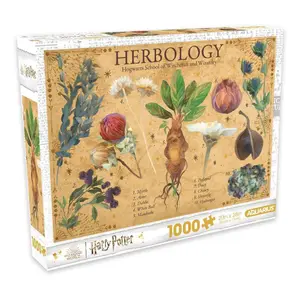 1000-piece puzzle Aquarius Harry Potter Herbology image-0