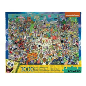 3000 piece puzzle Aquarius Bob L´Éponge Bikini Bottom image-0