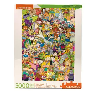 3000-piece puzzle Aquarius Nickelodeon Cast image-0