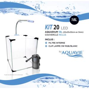Aquarium starter kit with 20 LEDs Aquavie