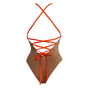 Maillot de bain 1 pièce coton femme Aqüe Apparel Cheeky image-1