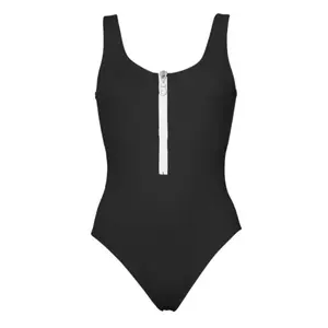 Maillot de bain 1 pièce avec zip sur le devant femme Aqüe Apparel Normal image-0