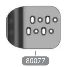 Plaques support avant-bras gauche Argon 18 E-119 Tri + image-0