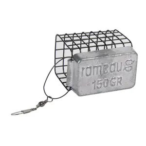 Rectangular stainless steel cage Rameau feeder 60 g image-0