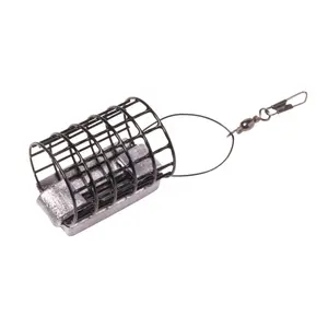 Round stainless steel cage Rameau feeder 10 g image-0