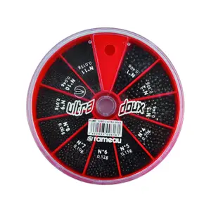 Round lead box with 11 compartments Rameau image-0