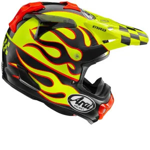Motorcycle helmet Arai MX-V EVO - Flame image-1