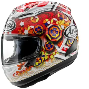 Casco integral de moto Arai RX-7V Evo Nakagami GP3