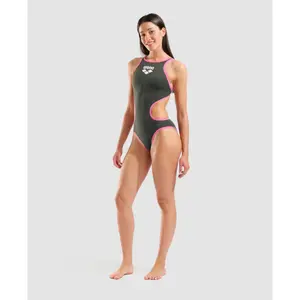 Women's 1-piece swimsuit Arena One Big Logo image-2